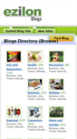 Mobile Screenshot of blogs.ezilon.com