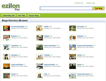 Tablet Screenshot of blogs.ezilon.com