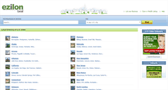 Desktop Screenshot of local.ezilon.com